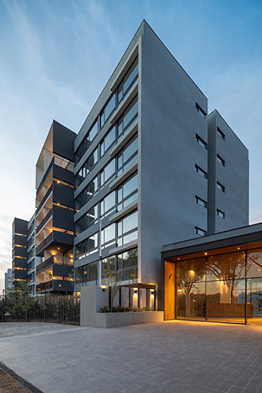 Fotografía de proyecto Edificio Cuvée en Peñalolen - Exxacon Inmobiliaria